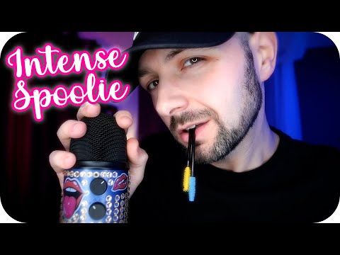 ASMR Fast & Aggressive Spoolie Mouth Sounds