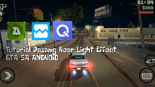 PASANG REAR LIGHT GTASA~ GTA SA Android