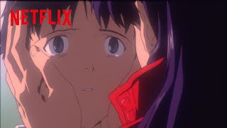 ミサト「大人のキスよ」 | 新世紀エヴァンゲリオン 劇場版 Air/まごころを、君に | Netflix Japan screenshot 5