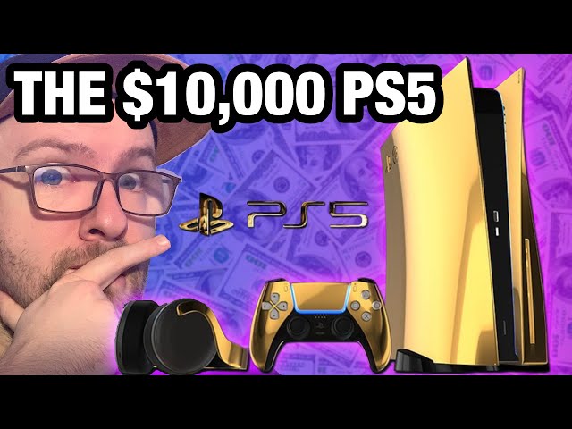 That gold-plated PlayStation 5 costs half a million dollars