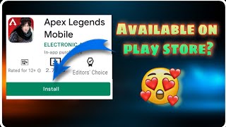 #TEAM TRICKERS / apex legends launch date || kab aega play store pe || APEX LEGEND ||