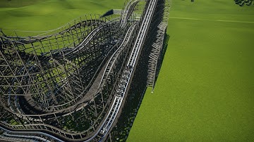 Very Compact Gravity Group Wooden Coaster | POV | Planet Coaster Roller Coaster