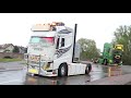 2. Werrataler Truckfestival 2023 Truckshow with Scania v8 and Volvo open pipes sound