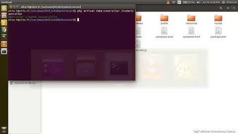 How to create Model and Controller in Laravel 5.8