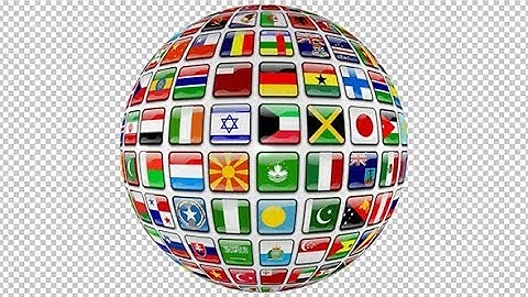 World Globe and Flags | Motion Graphics - Videohive template