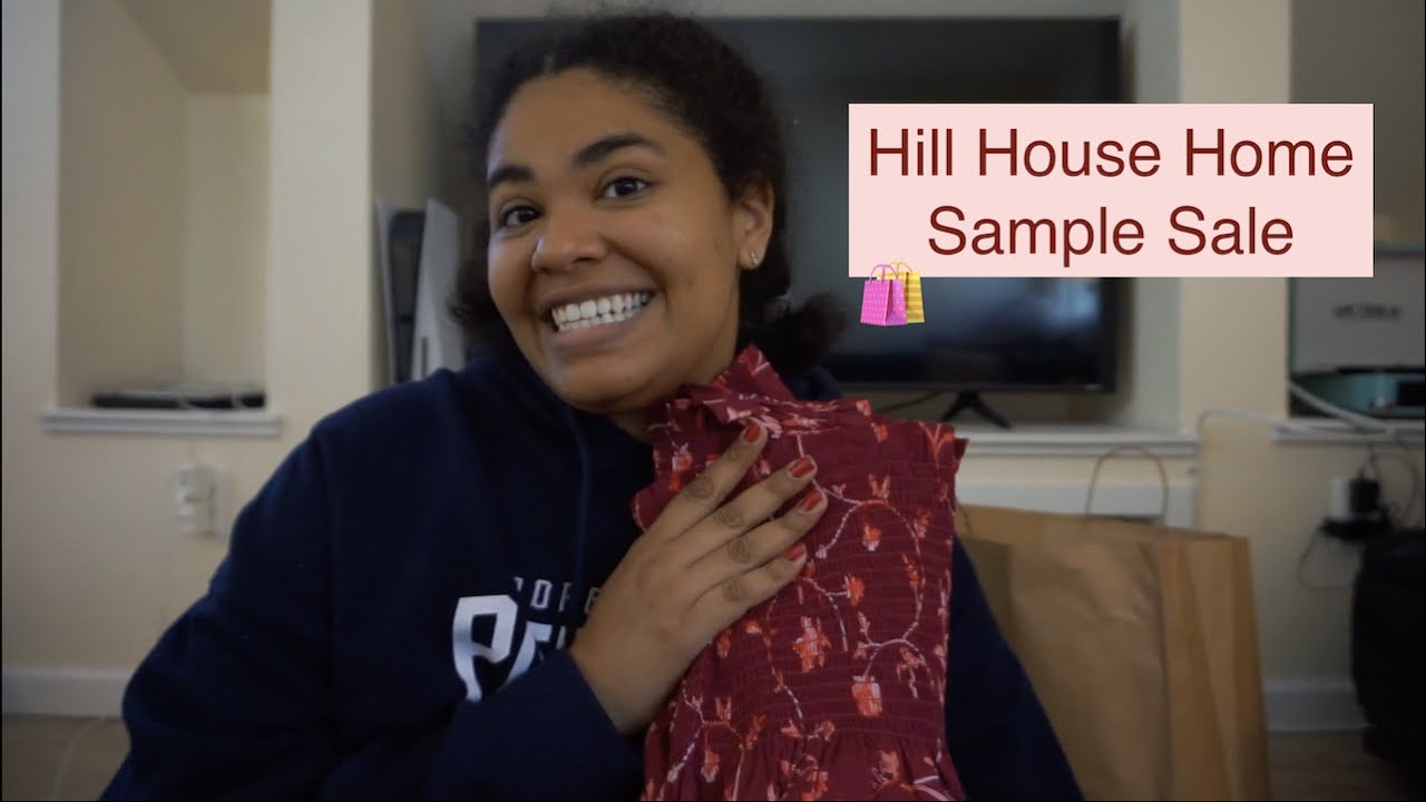 NYC Day + Hill House Home Sample Sale & Haul 🛍 YouTube