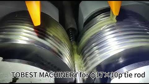 thread rolling machine for φ17 tie rod