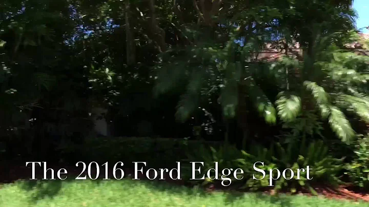 The New Ford Edge Sport