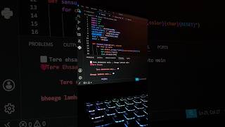 python printing song lyrics #python #coding #song #lyrics #shorts #engineering #trending #shortsfeed