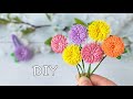 Пушистые Объёмные Цветы из глиттерного фоамирана / Diy Easy Glitter Foam Flowers / Flores de foami