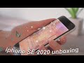 new iphone se 2020 unboxing + comparing to iphone 6s // Camilles Curls