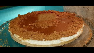 NO-Bake lotus cheesecake\ ?طريقة عمل  تشيز كيك اللوتس بدون فرن