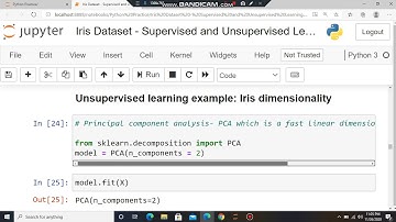 Iris Dataset - Supervised and Unsupervised Learning using python