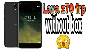 Lava z70 frp unlock bypass google account