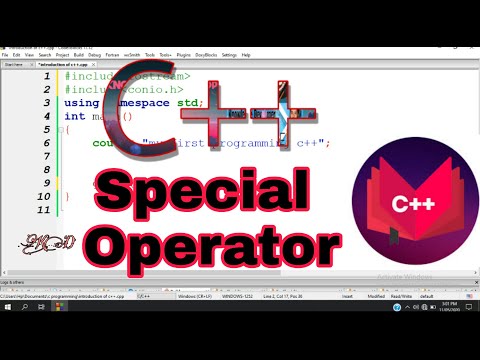 C++ Bangla Tutorials 07 : special operator