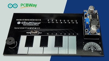 How to Build An Arduino Based Touch Capacitive Piano with Recording and Replay