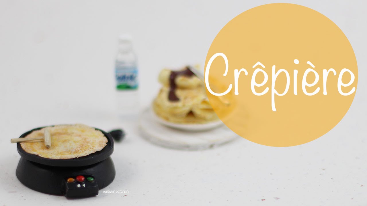 Miniature Dollhouse: La Crêpière (pâte polymère).