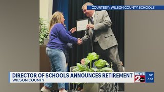 Director of Wilson County Schools announces retirement