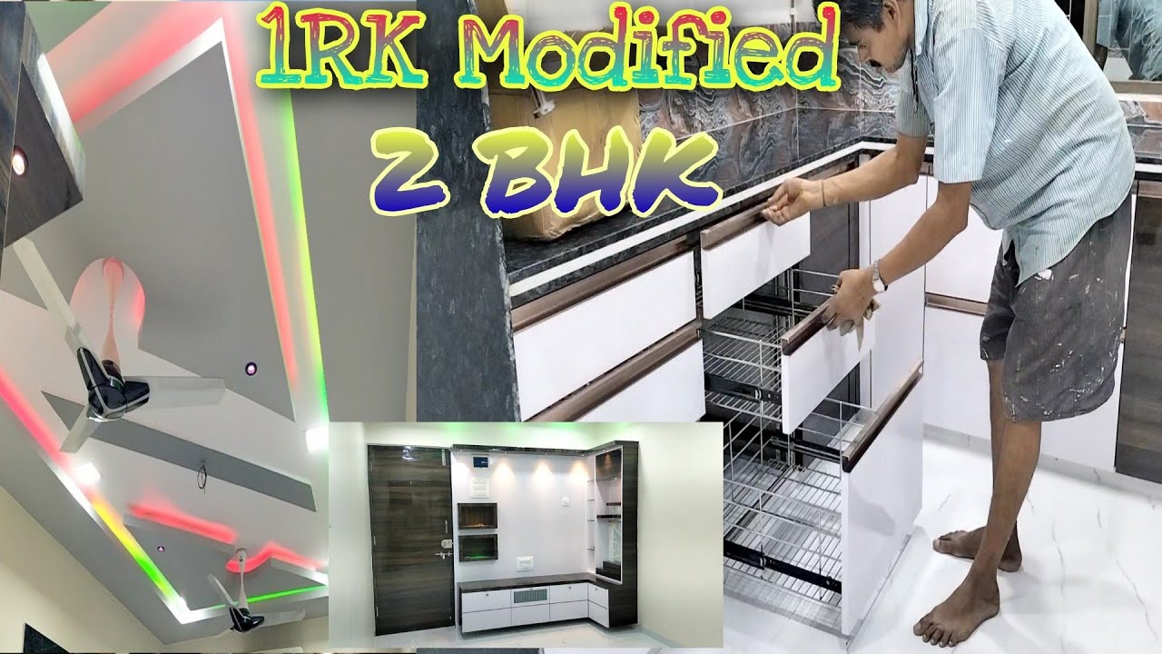1 RK Convert To 1 BHK ||#design #interiorwork #new #work #plumbing # ...