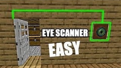 How to make a Working eye scanner door. (#How to)