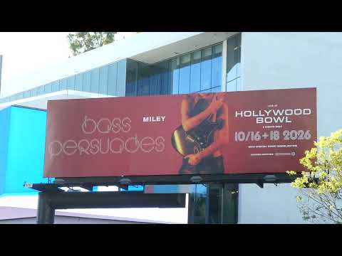 Video Miley Hollywood Bowl Concerts Billboard Sunset Blvd Los Angeles CA September 3, 2026 Miley Cyrus