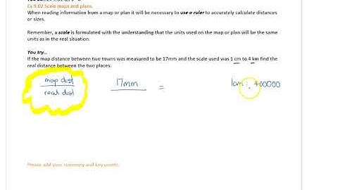 9.02 Scale Maps and Plans