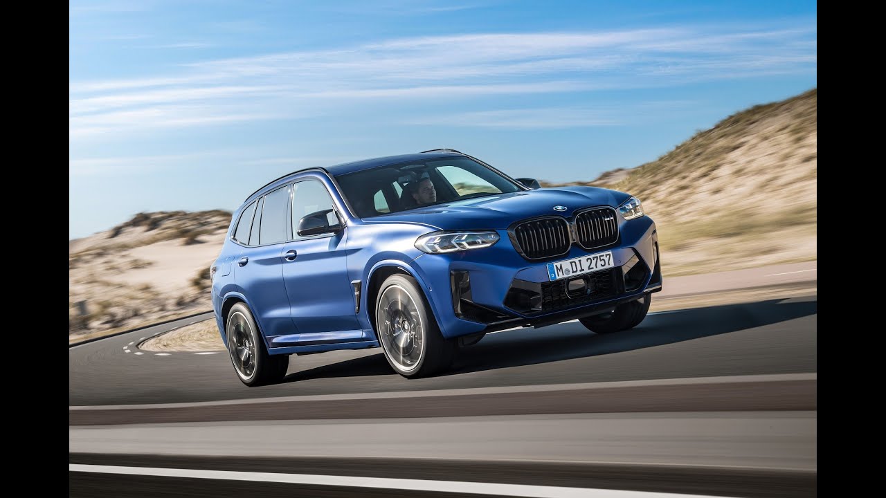 2022 BMW X3M Competition | Sound, Driving (Marina Bay Blue) - YouTube