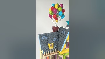 We Built the UP House from Disney Pixar Out of Lego! Speed build