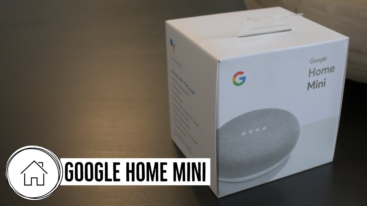 Unboxing of Google Home Mini - Chalk