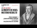 «La muerte de Hegel: misterio resuelto»