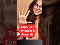Top 5 DAX functions in PowerBI