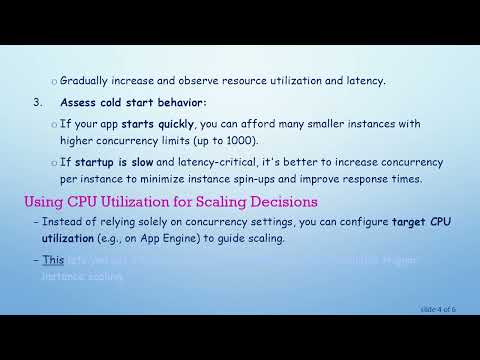 How to Determine Maximum Concurrent Requests Per Instance on App Engine and Cloud Run