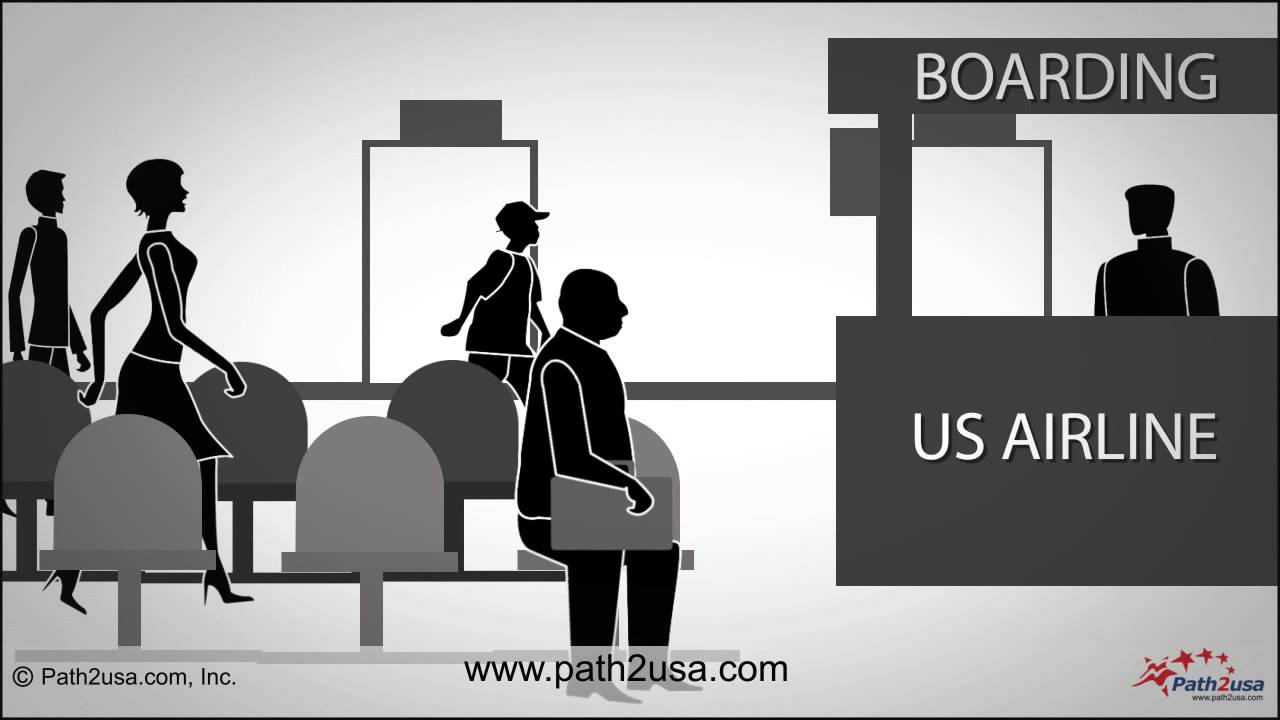 travel guide for travelers flying to usa youtube airport process for first time flyers