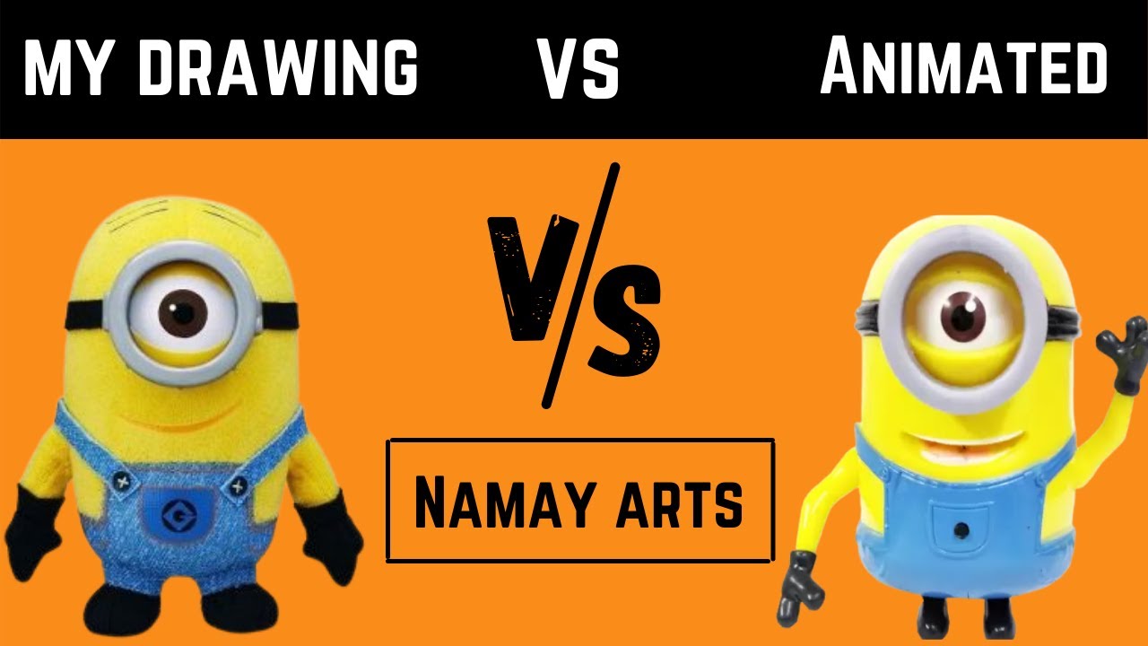 Animated VS My Drawing | Namay Arts | 
