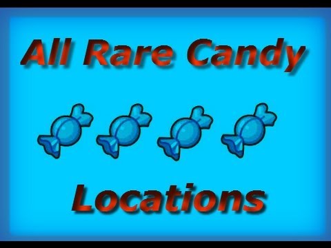 Pokemon Black & White All Rare Candies part 1 