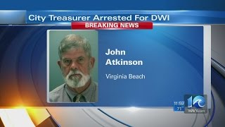 Virginia Beach City treasurer charged with DWI