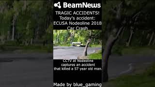 BeamNews | ECUSA Nodeoline 2018 CRASH!#beamngdrive #carcrash #beamng #shorts