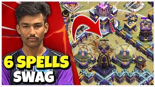 TWOB GOHIL with AMAZING RECOVERY after 6 SPELLS SWAG | Clash of Clans