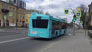 случайно снял автобус МАЗ 203 и упустил трамвай КТМ-31  №5215, маршрут 🔴 55 🔵