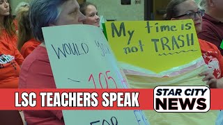 Lafayette Teachers Demand Fair Treatment at School Board Meeting