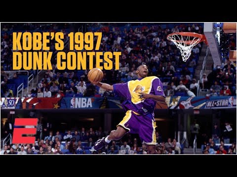 Kobe Bryant wins 1997 NBA Slam Dunk Contest as a rookie | NBA Highlights