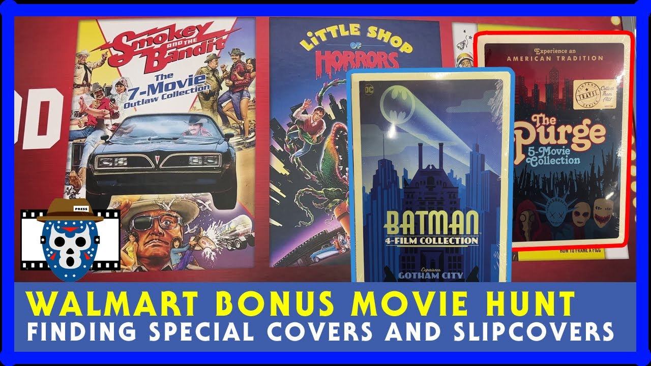WALMART Bonus Movie Hunt Finding Special Insert Covers and Slipcovers DVD Collections YouTube