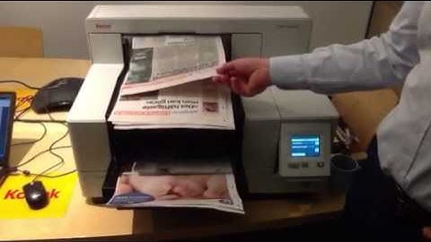 Kodak i5600 matning av tidningssidor