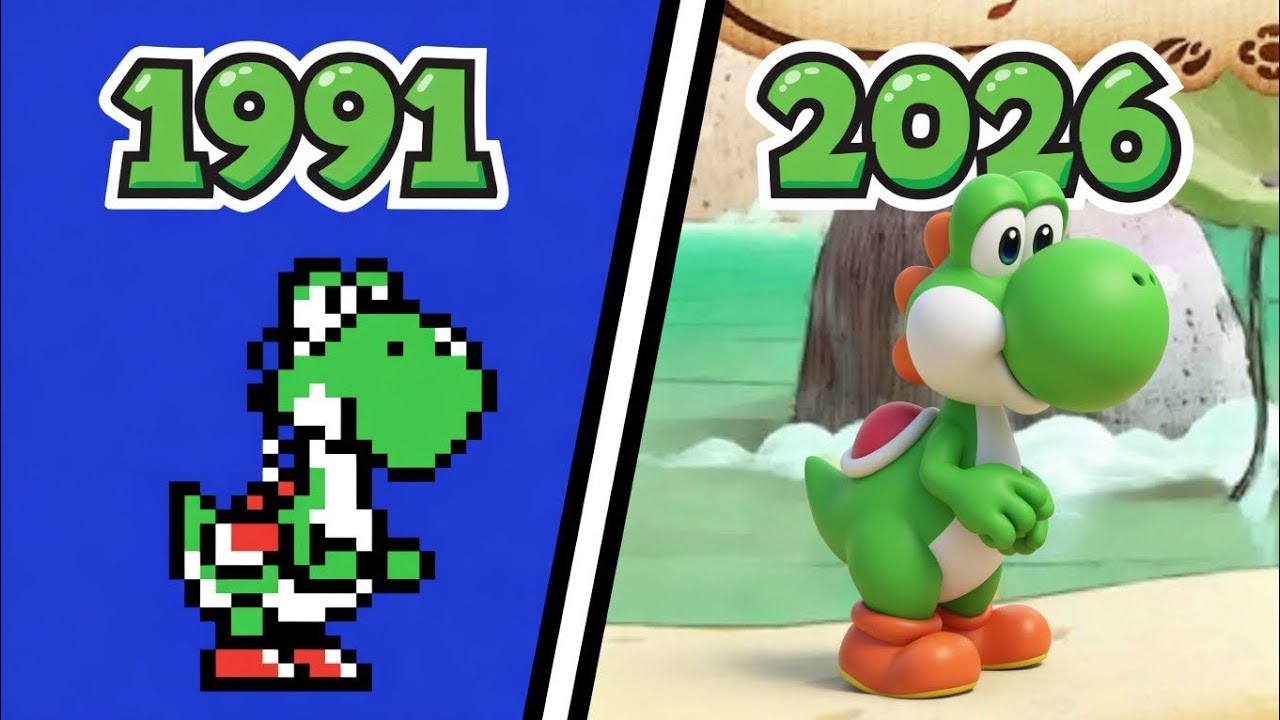 Yoshi Evolution: Every Yoshi Game from 1991 to 2026 - YouTube