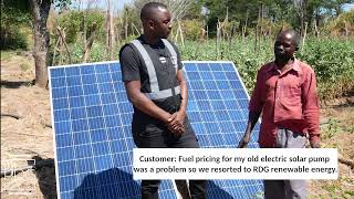 RDG Solar Water Pump Customer Testimonial