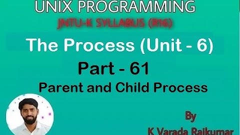 UNIX-PROGRAMMERING (DEEL 61) Het proces (ouder- en kindprocessen)