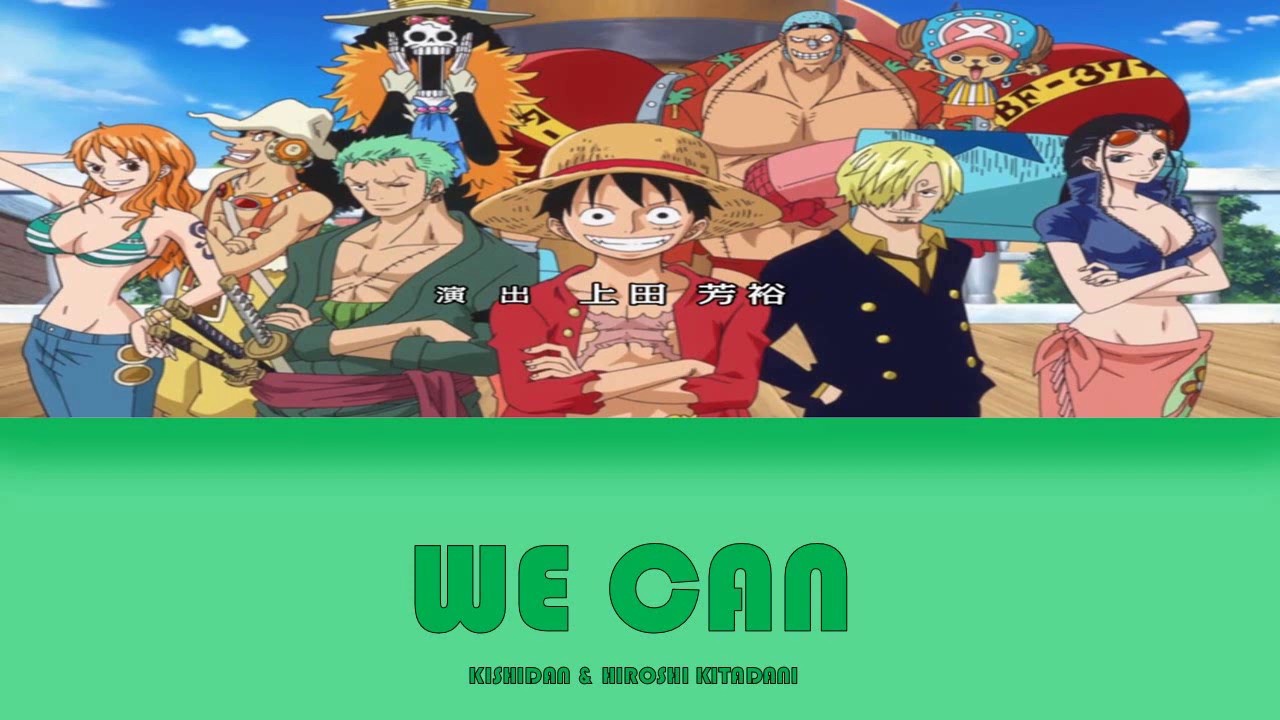 Anime ONE PIECE Theme Song WE CAN! 2016 Single CD + DVD New Hiroshi  Kitadani