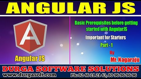 Angular JS || Basic Prerequisites before getting started with AngularJS  Part -1
