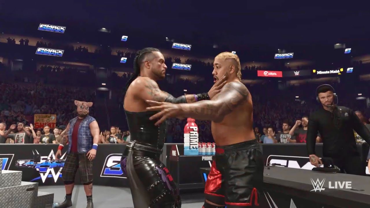 WWE 2K25 - Solo Sikoa Vs. Damian Priest Qualifying Match PS5