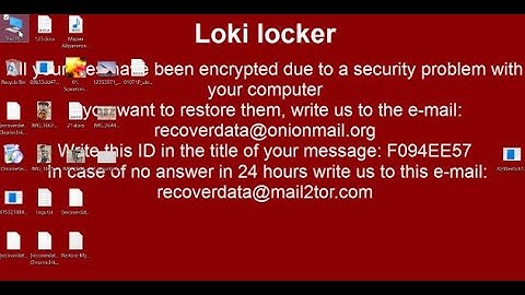 Loki Locker ransomware removal instructions.
